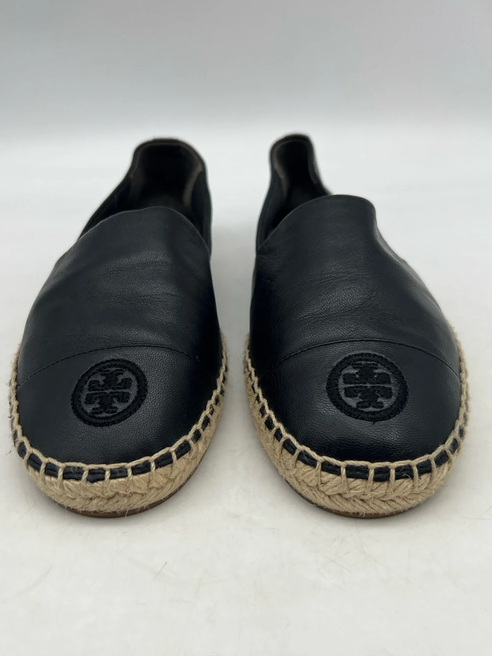 Tory Burch Color Block Flat Espadrille in Black